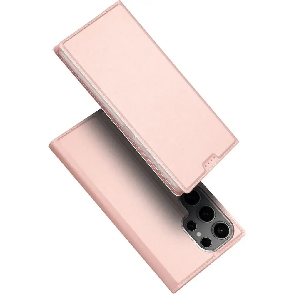 Dux Ducis Skin Pro grāmatveida maciņš telefonam Samsung Galaxy S25 Ultra (S938) rozā