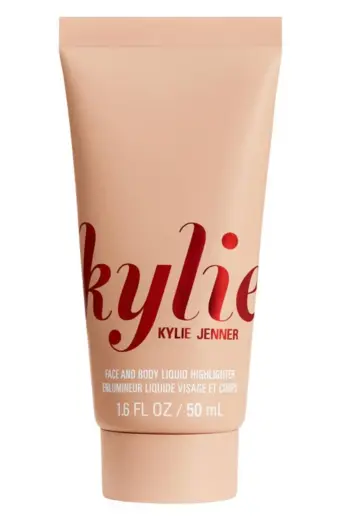 Kylie Cosmetics, Kylie Holiday Collection, Radiant Glow, Liquid Highlighter, Face & Body, 50 ml