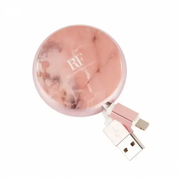 Richmond&Finch CWTYPE-114 datu pārsūtīšanas un uzlādes kabelis | USB-A uz Micro USB | rozā