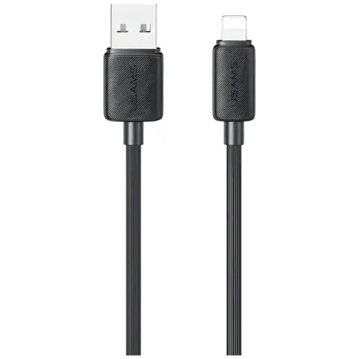 USAMS KY Series US-SJ689 data transfer and charging cable | USB-A to Lightning | 12W | 1m | black