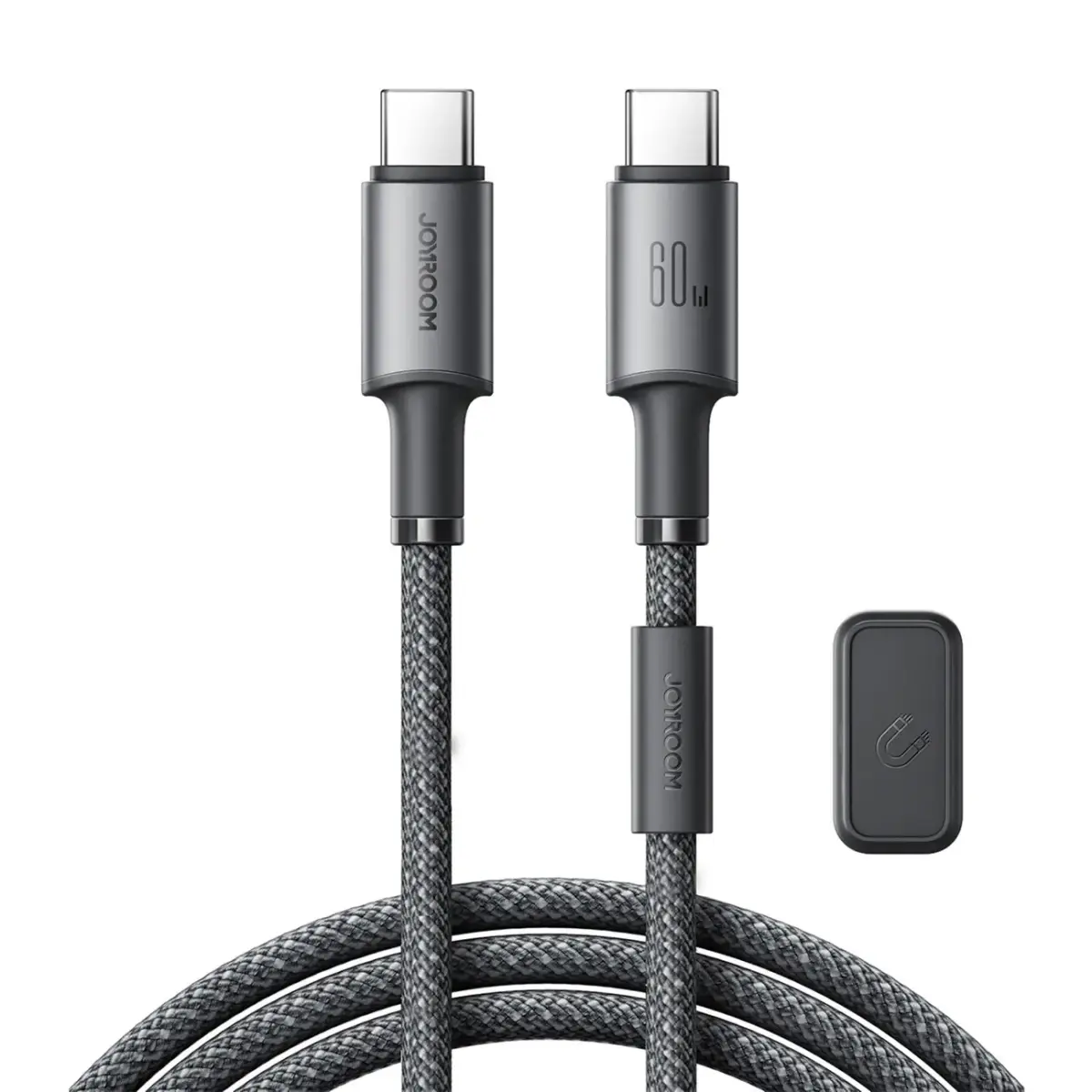 Joyroom S-A50 Unlimited Series datu pārraides un uzlādes vads | USB-C uz USB-C | 60W | 1.2m | pelēks