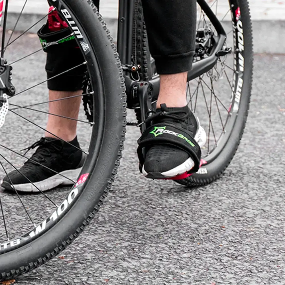 Rockbros GZT1001BK Bicycle Pedal Straps 2 pcs - Black