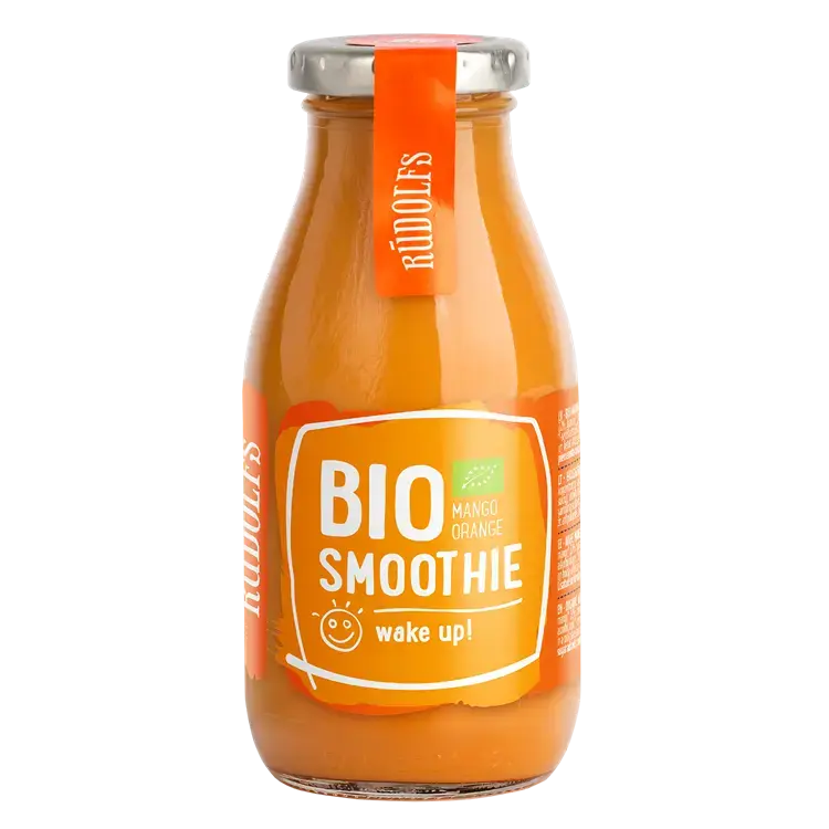 Smūtijs RŪDOLFS BIO mango, apelsīnu "Iedvesmai", 260ml (DEP)