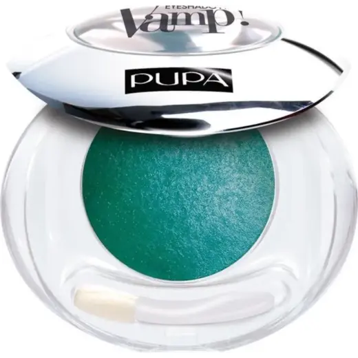 Pupa, Vamp! Wet & Dry, Paraben-Free, Cream Eyeshadow, 300, Emerald, 1 g