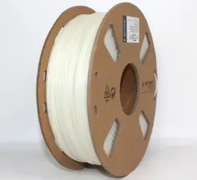 3D Printera izejmateriāls Gembird PLA Flexible Wood Natural White 1.75 mm 1kg