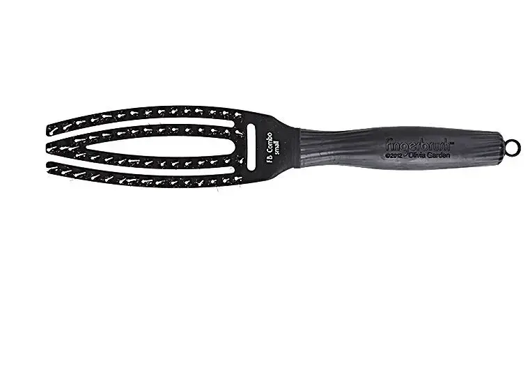 Olivia GardenFingerbrush Combo Small Black Hair Brush | Czarna