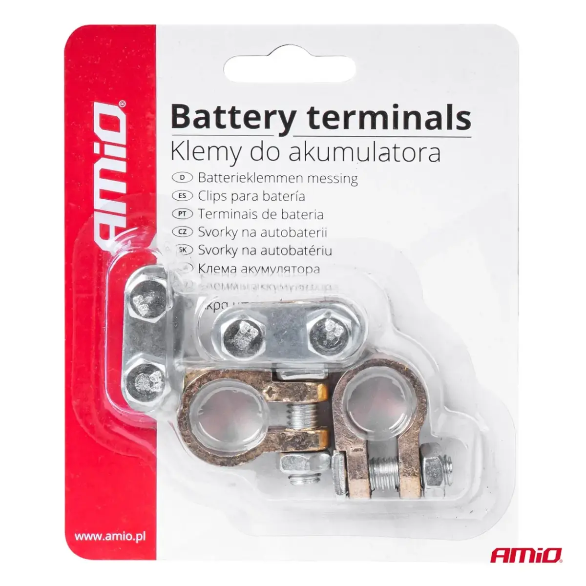 Brass battery terminals 2 pcs