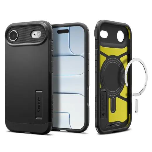Spigen Tough Armor "T" phone case with MagSafe support for Apple iPhone 17 Air black