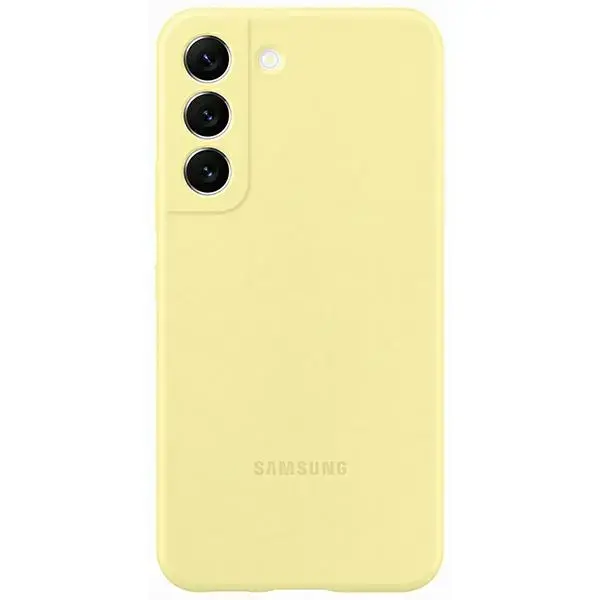 EF-PS901TYE Samsung Silicone Cover for Galaxy S22 Yellow
