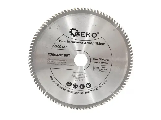 TCT saeleht 250x32x100T + rõngas 25,4mm