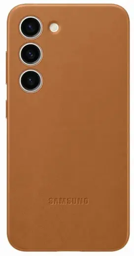 EF-VS911LAE Samsung Leather Cover for Galaxy S23 Camel (Damaged Package)