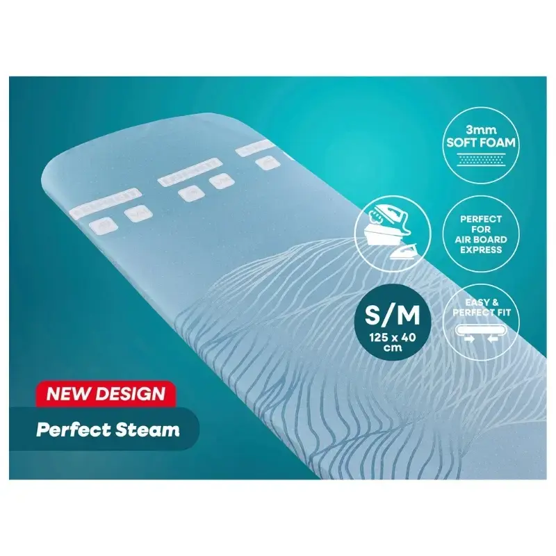 Gludināmā dēļa audums Perfect Steam Air Board Express S/M 125x40cm