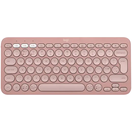 LOGITECH K380S Bluetooth Keyboard - TONAL ROSE - FRA