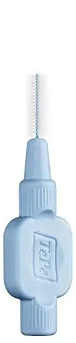 TePe Interdental Brush Extra Soft  Supersoft Dental Brush for Teeth Cleaning  Pack of 8  0.6 Mm  Medium Gaps  Blue  Size 3