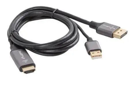 HDMI(M)-Displayport(M) cable 1M 4K black