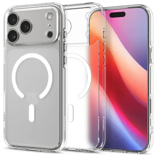 Spigen Ultra Hybrid maciņš ar MagSafe atbalstu telefonam iPhone 17 Pro sala balts