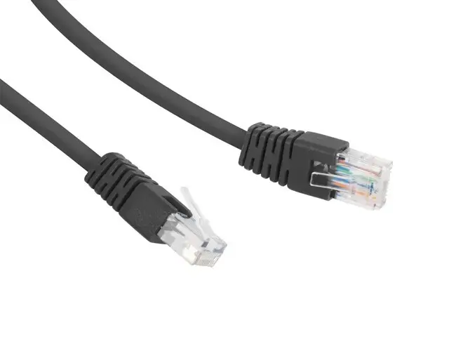 Patch cord Cat.6 UTP 1m black