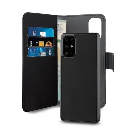 Puro Wallet Detachable Huawei P40 2w1 czarne|black HWP40BOOKC3BLK