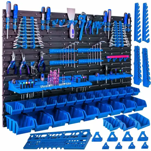 Workshop Tool Board – 4 Panel Set 1152×780mm + 65 Accessories