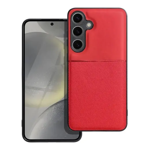 NOBLE maciņš telefonam Samsung Galaxy S24+ sarkans