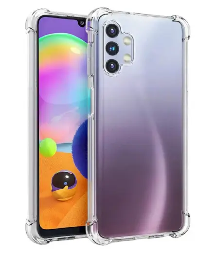 Fusion anti shock case 0.5 mm silikona aizsargapvalks Samsung A325 Galaxy A32 4G caurspīdīgs