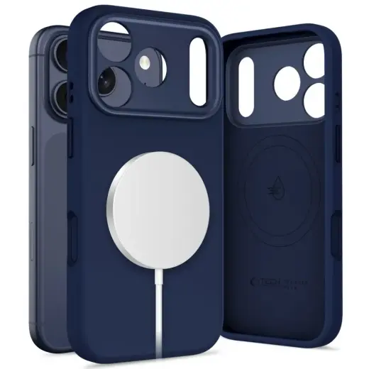 TECH-PROTECT Uniq maciņš telefonam ar MagSafe atbalstu Apple iPhone 17 Pro Max tumši zils