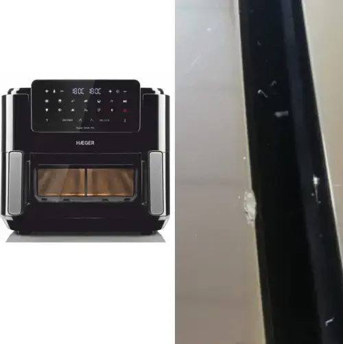 Haeger AF-D10.010A Super Cook Karstā gaisa cepšanas ierīce 10L (Skrāpējumi uz virsmas)