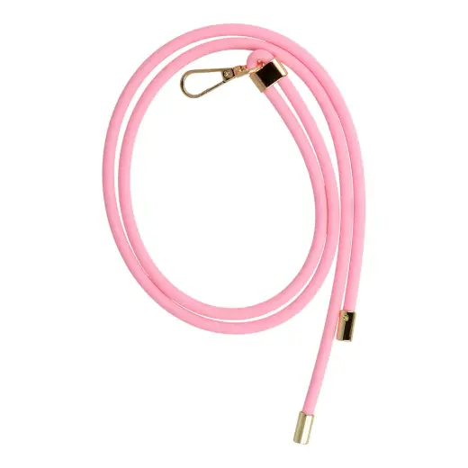 Phone lanyard GSN-1 long silicone pink