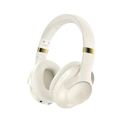 Acefast H4 ANC Wireless Bluetooth 5.3 IPX4 Over-Ear Headphones - Beige