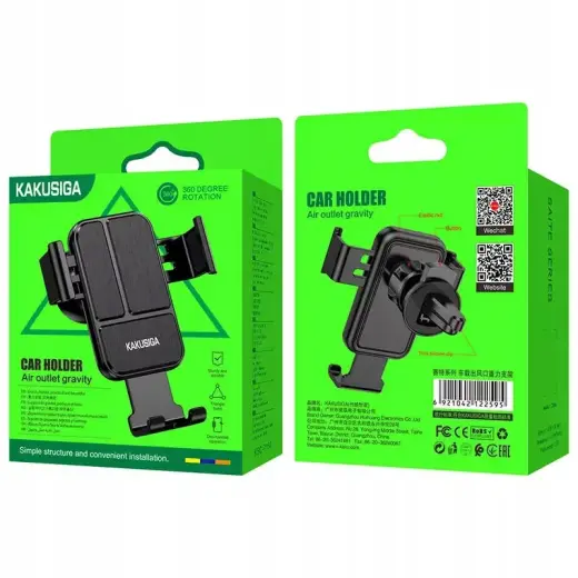 KAKU KSC-715A car phone holder for air vent 4.7-6" black