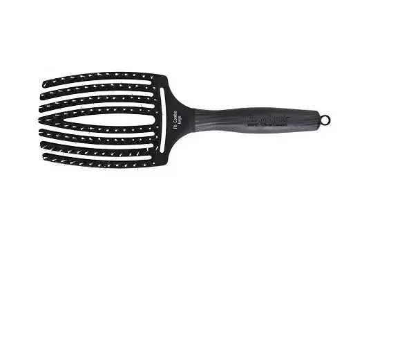 Olivia GardenFinger Brush Combo Large, Daily Care Brush, Assorted Colors Black | Black