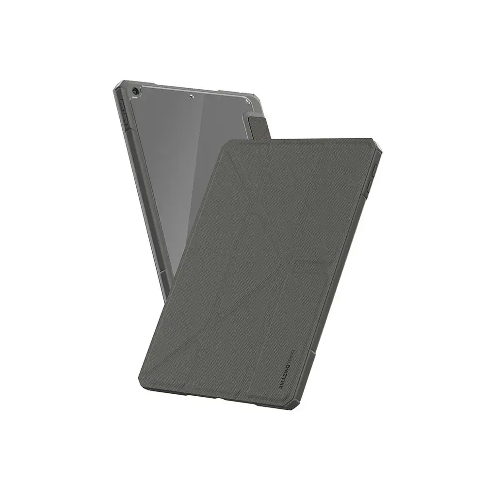 AmazingThing Titan Pro Folio Case for iPad Air M3 11" - Gray