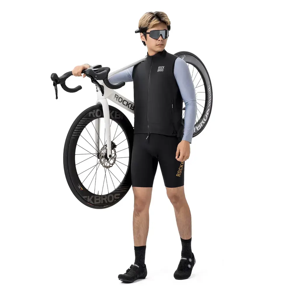 Rockbros YDMJ003 Windproof Vest Spring/Autumn Size XXL - Black