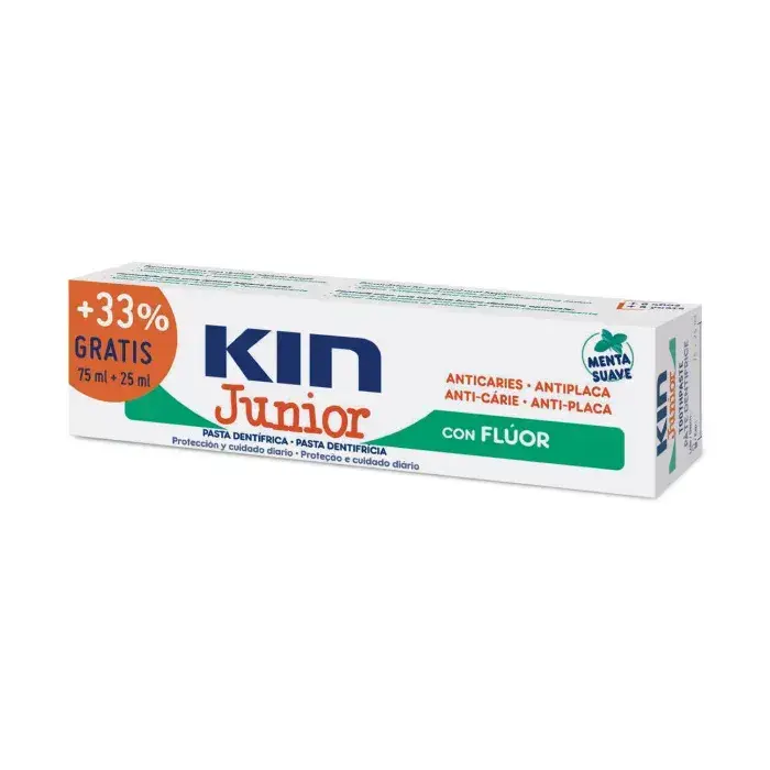Kin Junior Mint Mild Toothpaste 75ml+25ml