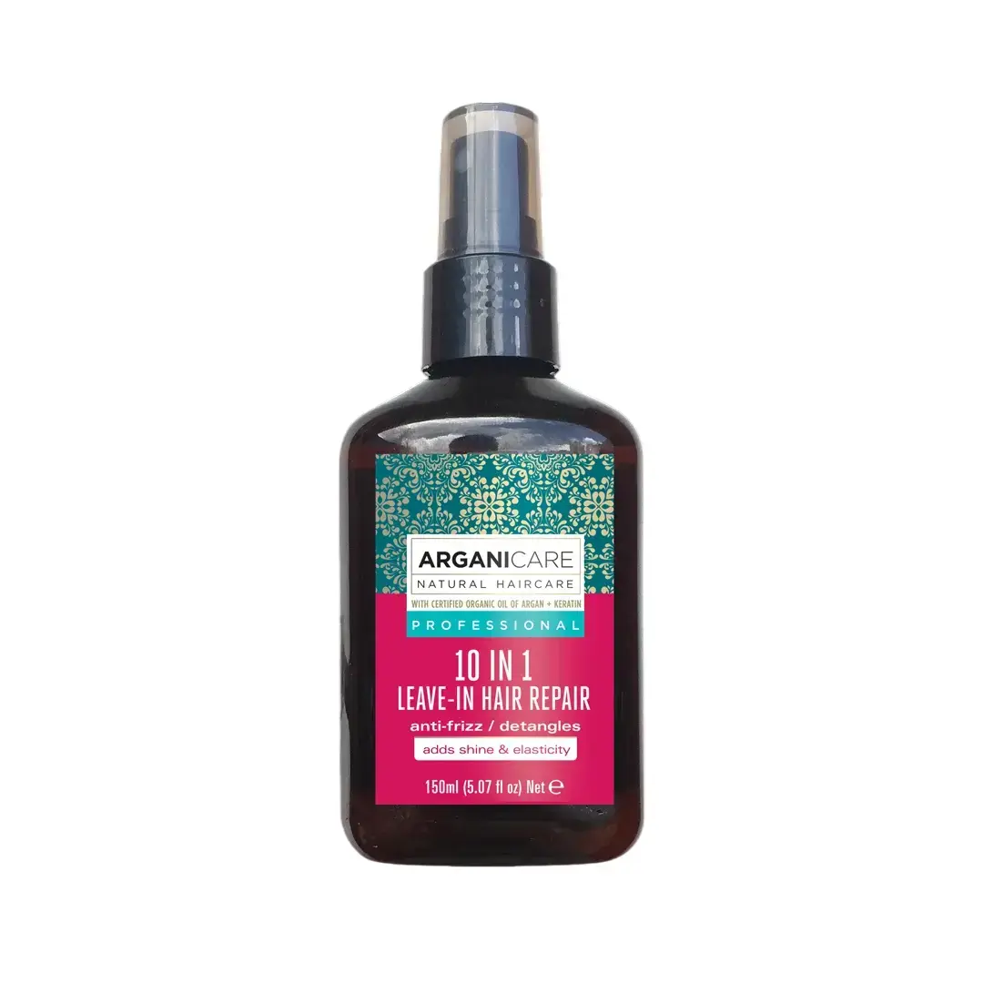 Arganicare, 10 in 1 Keratin, Hair Spray Treatment, Detangling & Anti-Frizz, 150 ml