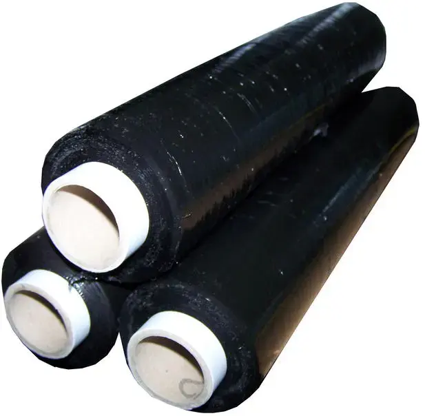 Palešu plēve 17 mkr, 2.36 kg, 450 mm x 270 m, melnā krāsā