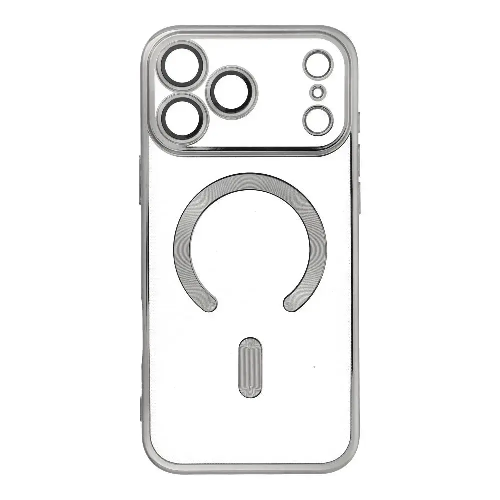 Electro Mag maciņš ar MagSafe atbalstu telefonam iPhone 17 Pro Max pelēks