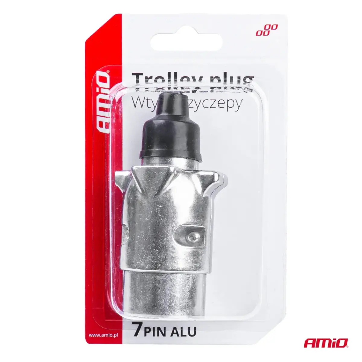 Trailer plug 7PIN ALU