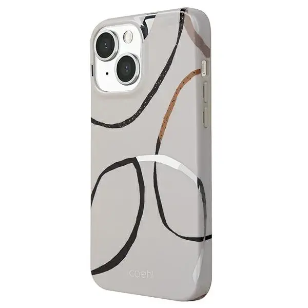 UNIQ Coehl Valley maciņš telefonam iPhone 13 | iPhone 14 | iPhone 15 bēšs