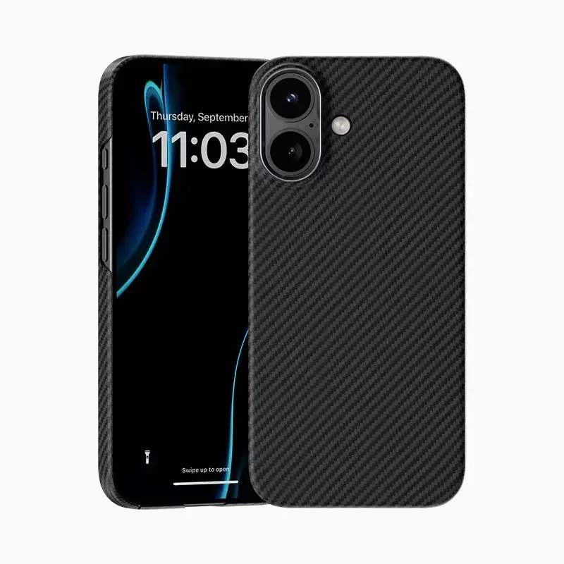 Benks Magnetic Armor Air Kevlar maciņš telefonam iPhone 17 melns