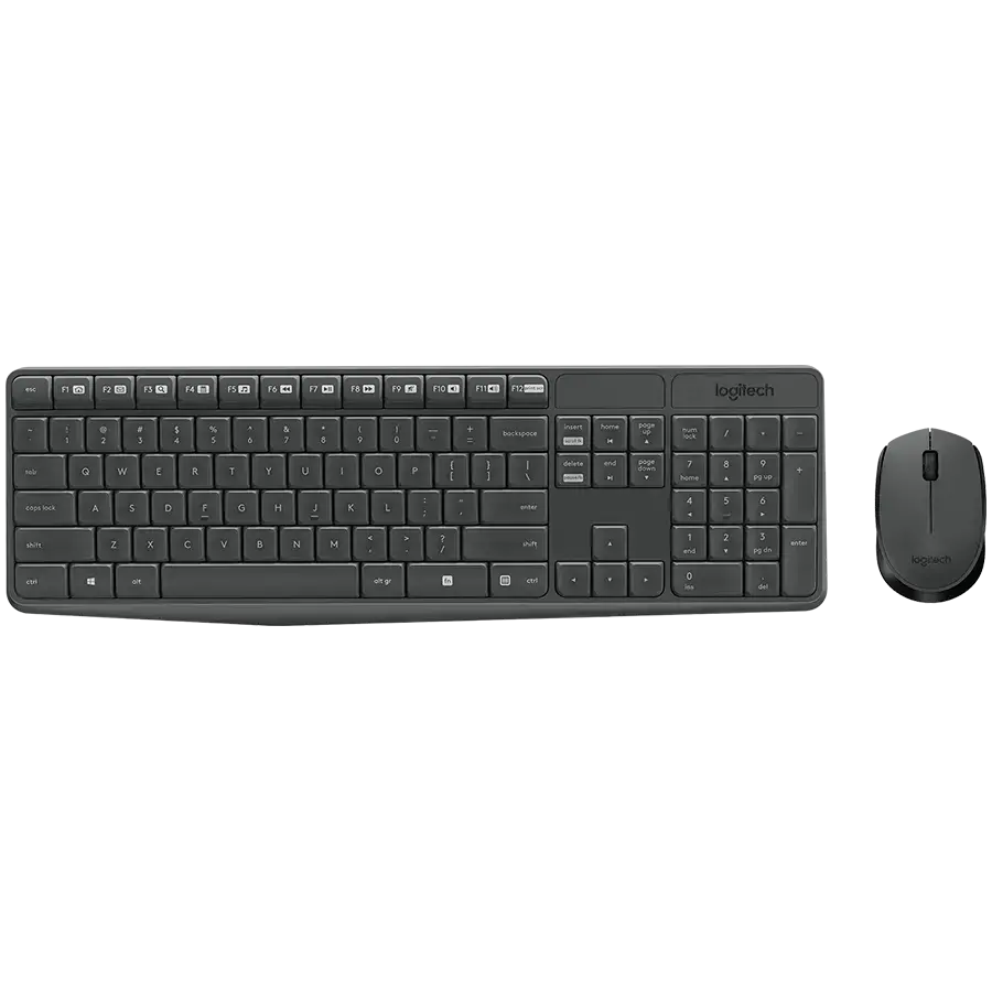 LOGITECH MK250 - GRAPHITE - HUN - 2.4GHZ/BT - INTNL-973