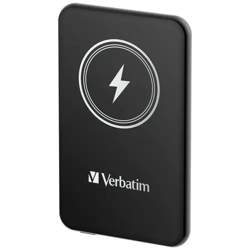 Verbatim Charge AnA Go Magnetic Wireless Power Bank 5000 Bla - Schwarz (32240) 0023942322405