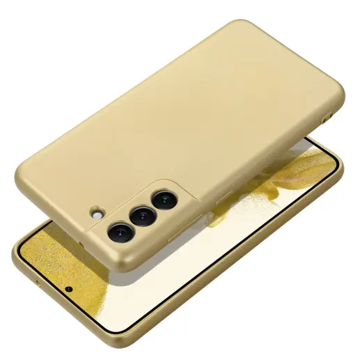 Metallic telefono dėklas Samsung Galaxy S25 FE (S731) auksinis