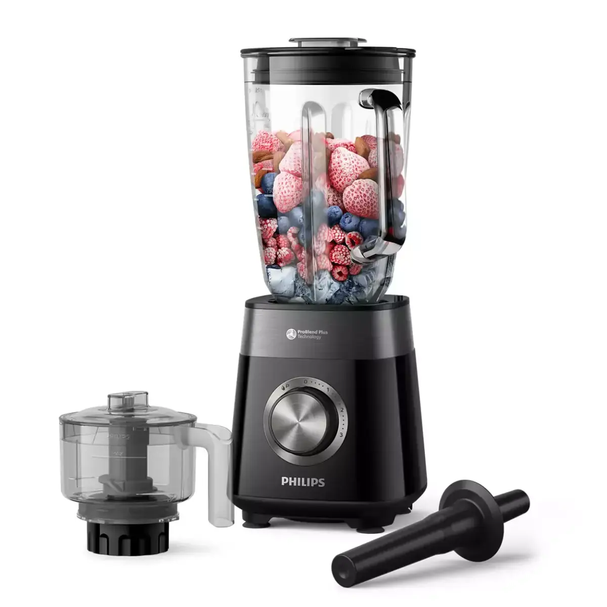 PHILIPS Series 5000  blenderis (kompl. smalcinātājs), melns