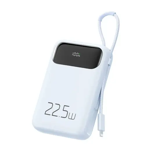 Mcdodo MC-3254 external battery (powerbank) | 10000 mAh | 22.5W | USB-C, Lightning, USB-A | blue