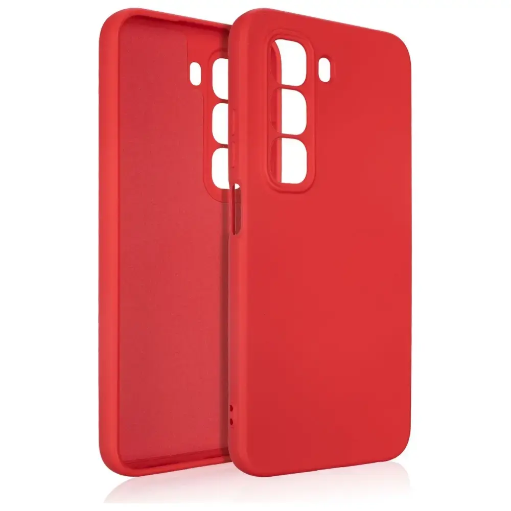 Etui Beline Silicone Infinix Hot 50       czerwony