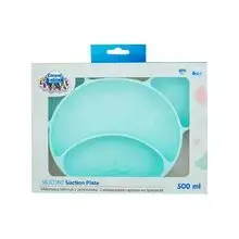 Silicone Suction Plate - Silicone plate with suction cup.