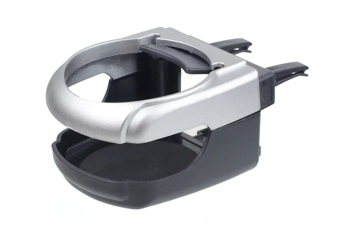Vent mount universal drink holder silver DH-04