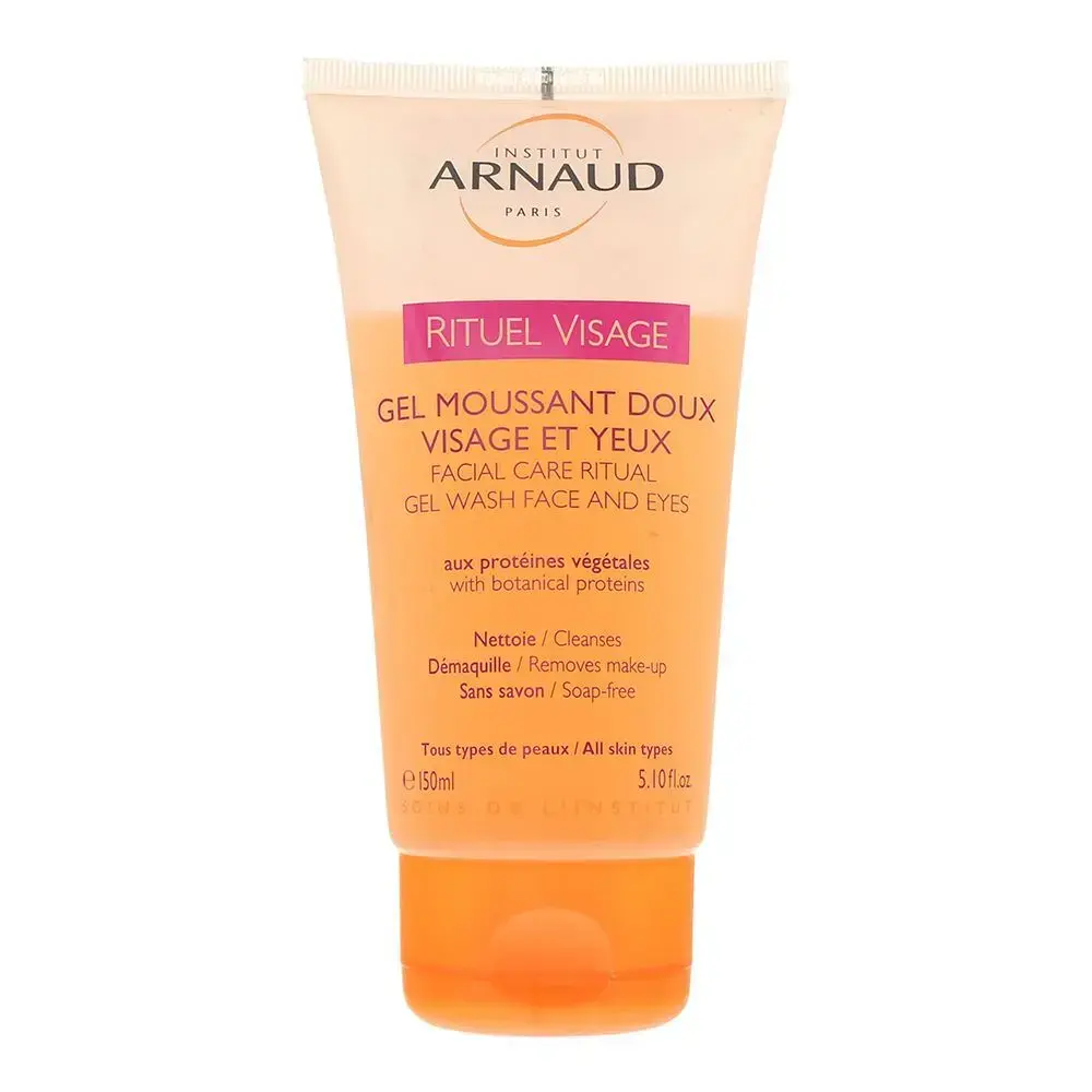 Institut Arnaud, Facial Care Ritual, Purifies, Cleansing Gel, For Face & Eyes, 150 ml