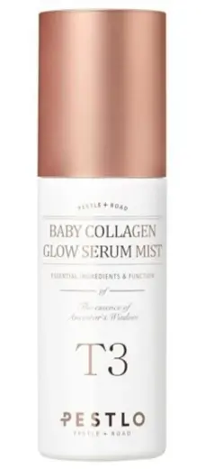 Pestelo, T3 Baby Collagen Glow Serum Mist, Hydration, Before and after makeup, Spray, For Face, 50 ml